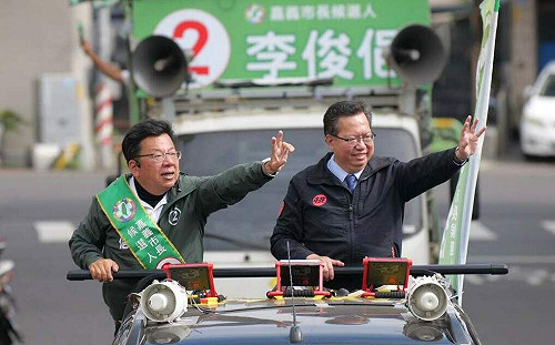 嘉義市長選舉倒數2天 藍蔣萬安站台 綠鄭文燦助陣