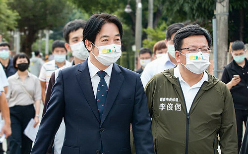 李俊俋對國家、家鄉有使命感  賴清德喊話：「化焦慮為行動」明天回家投票