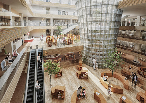 是圖書館還是豪宅？桃園市立圖書館冠軍設計圖曝光