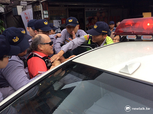 大觀社區拆屋再爆衝突  拉扯推擠3聲援者被抓