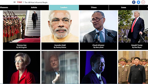 《時代》年度百大人物 川普女兒女婿等身邊人都上榜