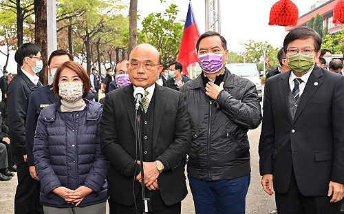 蘇貞昌：「掃黑」說一套做一套是雙標 且國人不能容許