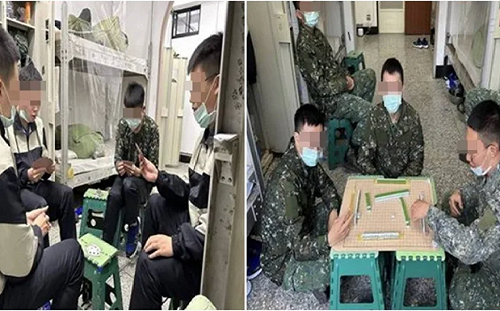 軍事訓練役男營區內賭博 軍方移送法辦