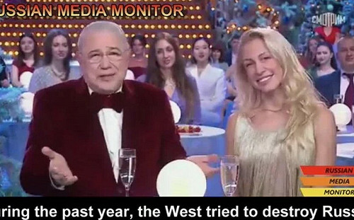 (影)俄新年節目主持人嗆西方｢俄羅斯領土正在擴大 不管你喜不喜歡!｣