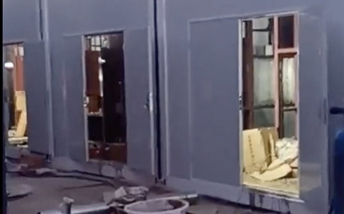 北京密雲緊急加蓋焚燒爐 網友嚇稱「燒人的大爐」