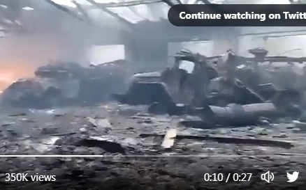 (影) 俄軍又被殺很大！赫爾松S-300導彈基地和武器庫被炸毀 數十人死亡