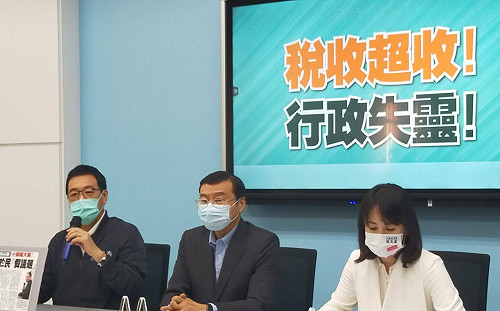 高嘉瑜講的對 藍黨團力挺：超收稅收就是行政失靈　