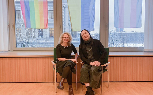 唐鳳拜會立陶宛議長與經濟創新部長 見證簽署｢數位韌性｣合作意向書