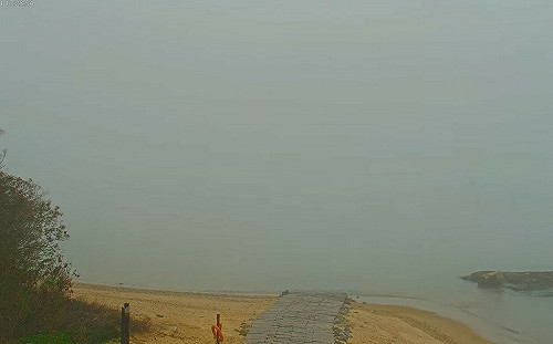 大霧擾亂金門小三通船班、飛機航班 氣象局：西半部請注意行車安全