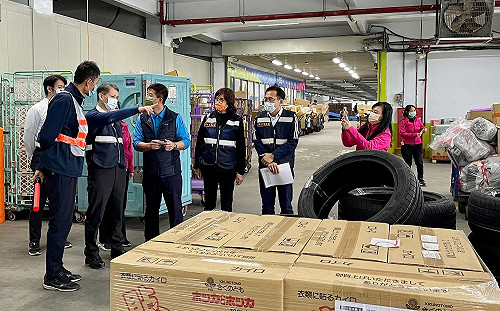 新北勞工局長率隊檢查新竹物流 呼籲業者春安期間落實工安 