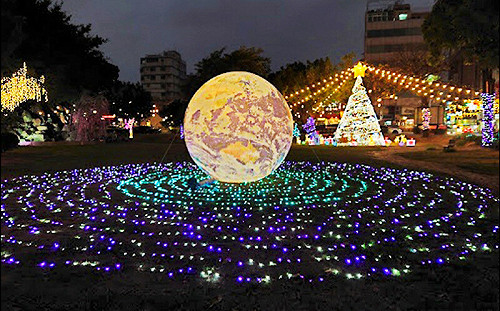 彰化員林燈會1/20點燈！「玉兔＋星球」創意燈藝超吸睛