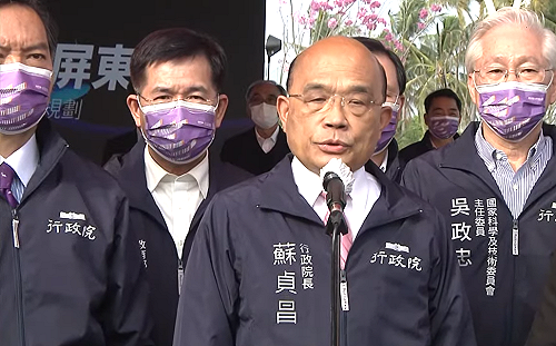 快訊》蘇揆證實：已和蔡總統討論 內閣改組公布的時機點就在「明天」