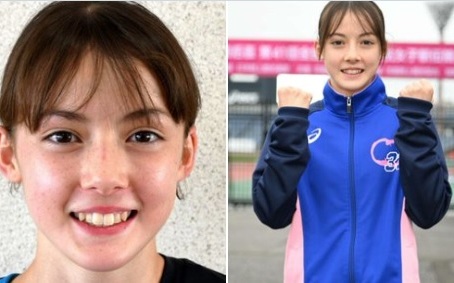 (影)日本15歲混血正妹跑者朱瑛里撼全球 3公里3分速「連超17人」如開氮氣加速