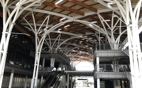 基隆城際轉運站工程4挑戰 麻花頂棚具特色