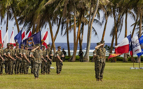 抵制中國 美軍陸戰隊啟用關島新基地