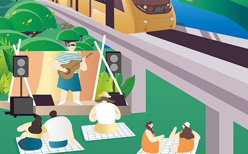 新北安坑輕軌通車倒數！輕軌首站開箱野餐音樂派對登場