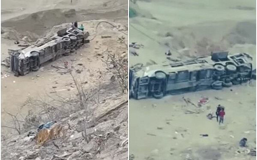 秘魯載60名乘客巴士「魔鬼彎」墜崖 已知24人喪生