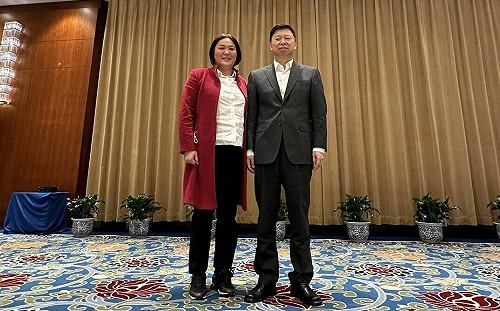 陳玉珍送宋濤「一條根」 陳福海盼金門成美中台關係關鍵角色