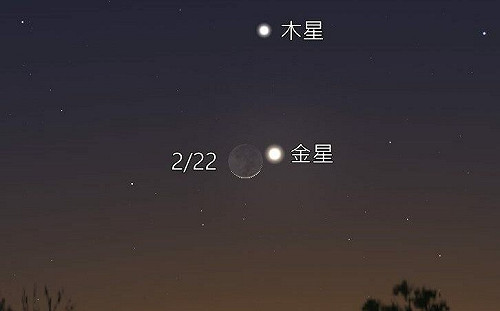 2月精彩天象別錯過！金星、木星合月接連登場