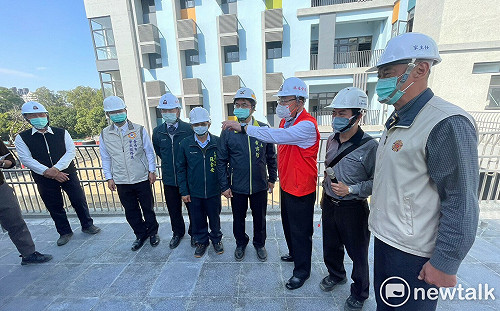 馮世寬視察榮家工程肯定黃偉哲用心   盼早日完工提供榮民舒適空間