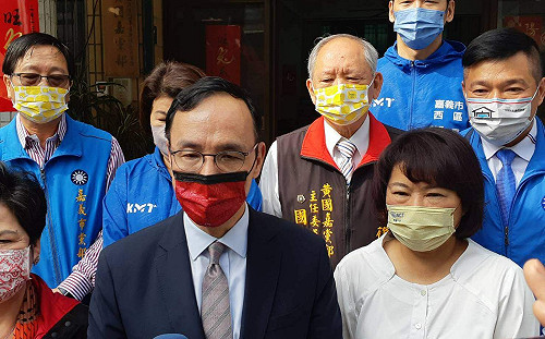 出席嘉義市黨部新春團拜 朱立倫：南投補選完再談2024