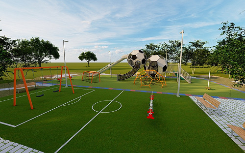 新北新莊體育園區遊戲場工程鳴槍起跑　