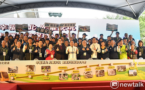 安坑輕軌國產化達42% 侯友宜：期待國車國造比例超過5成帶動產業發展