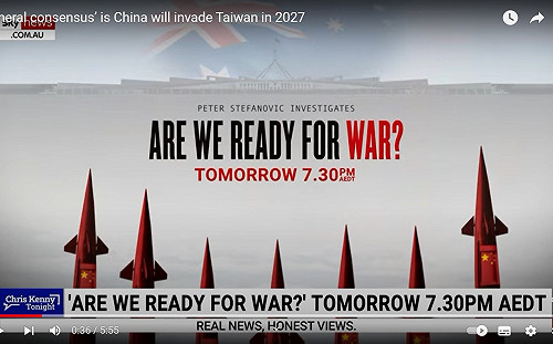 (影)憂習2027揮軍侵台 天空新聞主播問澳洲是否已為戰爭做好準備？