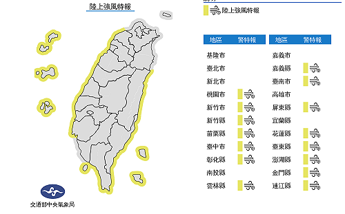富貴角10°C！台東浪高3米6 桃園以南11級強風