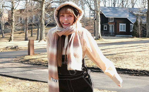 林襄曬輕井澤旅遊照  網呼：戀愛了