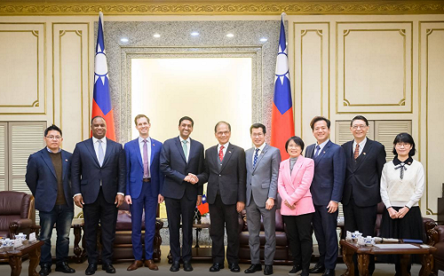 接見美眾議員訪團 游錫堃批中國妄稱擁台灣主權破壞和平