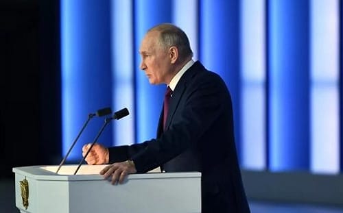 普丁1小時45分國情咨文 改口俄烏「戰爭」、準備恢復「核試爆」