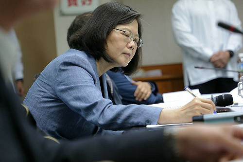 前瞻水環境建設 　蔡英文盼台灣不缺水、不淹水