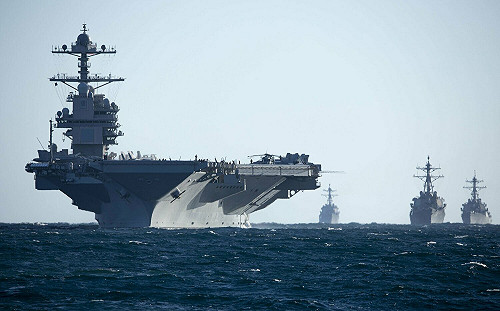 美「福特號」航艦成軍5年 首次「全機翼」飽和測試