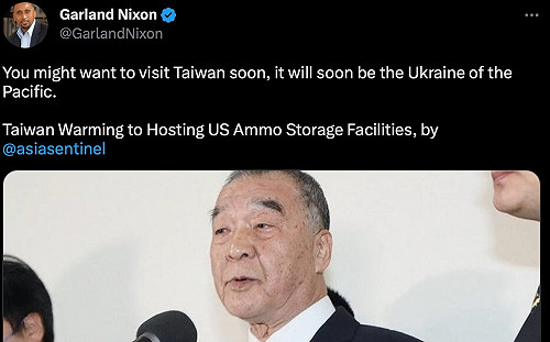 國內媒體稱「台灣將成太平洋烏克蘭」 外交部駁斥謠言：勿成俄宣傳工具