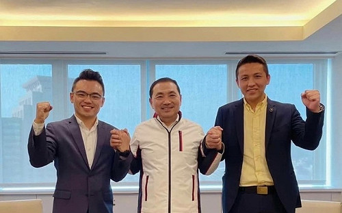 侯友宜協調藍立委初選 綠發言人：請問上班時間有請假嗎？