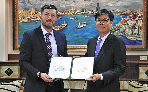 英國愛丁堡議長首度訪高  與陳其邁交換合作意向信