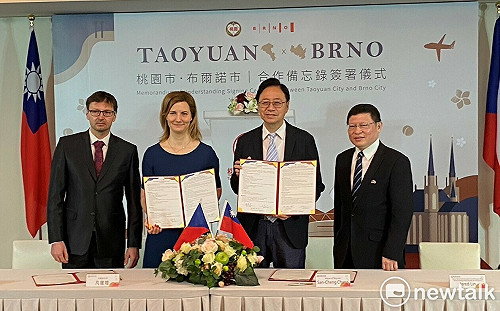 拓展城市外交 張善政上任後首締結捷克布爾諾市為姐妹市