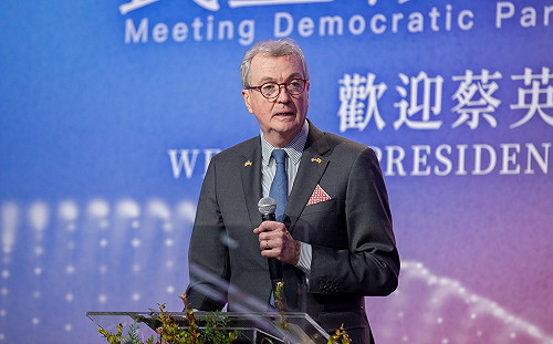 蔡英文過境紐約第一晚 會晤紐澤西州州長墨菲