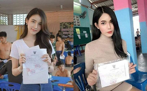 泰國徵兵現場來13女神！美顏超震撼