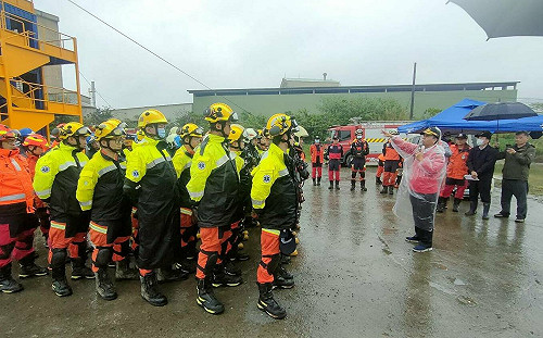 國際人道輪值月 新北快搜勤演練 