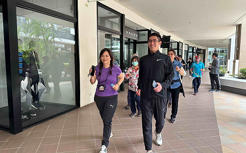 週一上班不憂鬱  林口公所與長輩們響應新北動健康大步走  