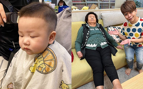 嘎嬤熟睡臉太像蔡波能！蔡阿嘎：其實是阿波戴假髮