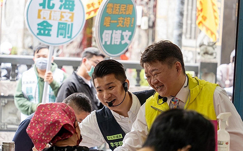鄭宇恩、李宇翔唯一支持「北海金剛」 何博文狂掃八里拼立委