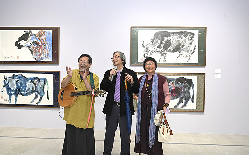 「牛之變–謝里法墨彩畫與書信展」 國美館展出