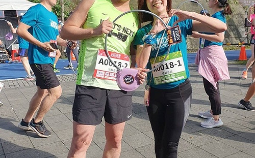 綠雙北年輕議員組「信賴台灣隊」參加鐵道馬為賴清德而跑