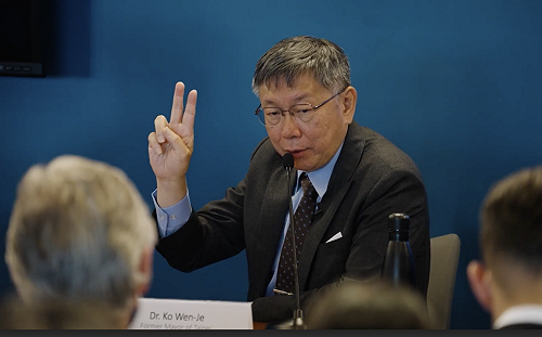 主張與民進黨看法一致？ 柯文哲酸：維護區域和平不能只靠耍嘴皮子