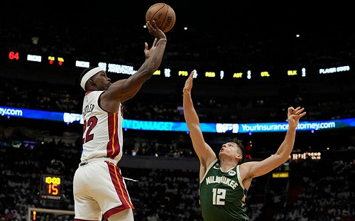 Butler轟56分率隊聽牌　熱火119：114公鹿