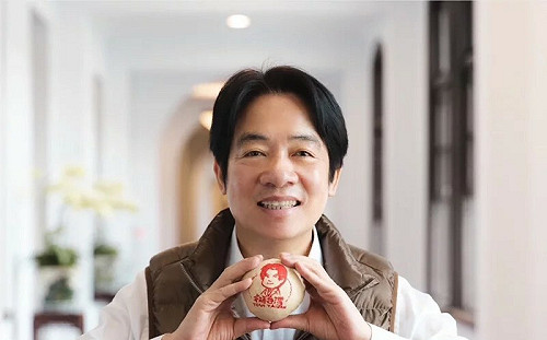 賴清德戲謔自己Q版椪餅：就像唐僧肉吃下肚 可以長命百歲 
