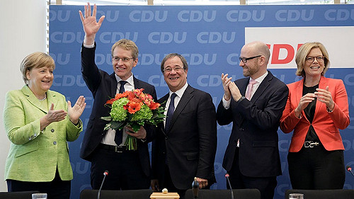 德社民黨意外輸掉北威州選舉  梅克爾3完勝